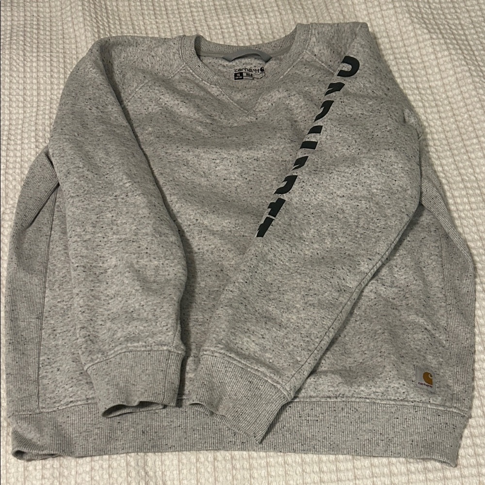 Carhartt Heather Gray Crewneck Sweater